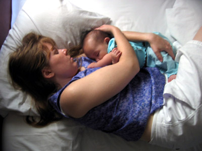 Napping with Mom